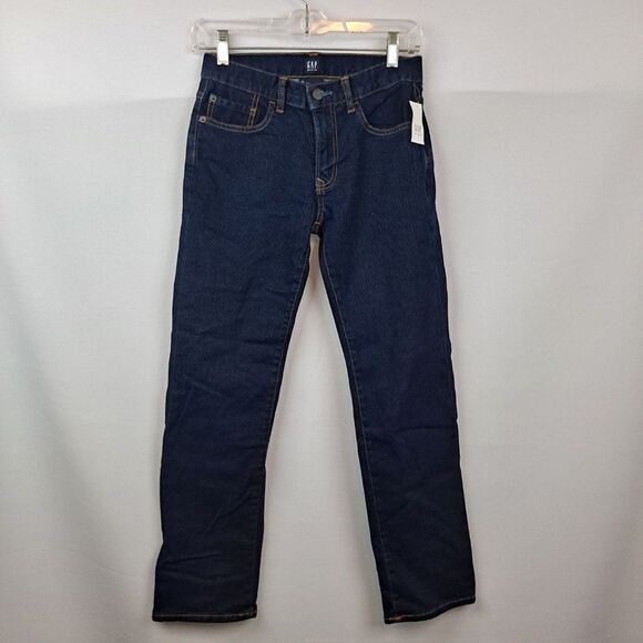 Gap Girls Stretch Straight Jeans NWT - Picture 1 of 12
